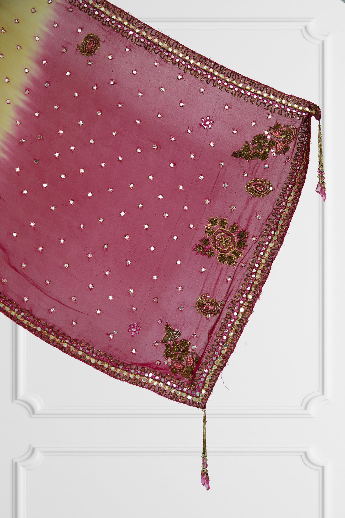 Bicolor Camel & Pink Kurta Set
