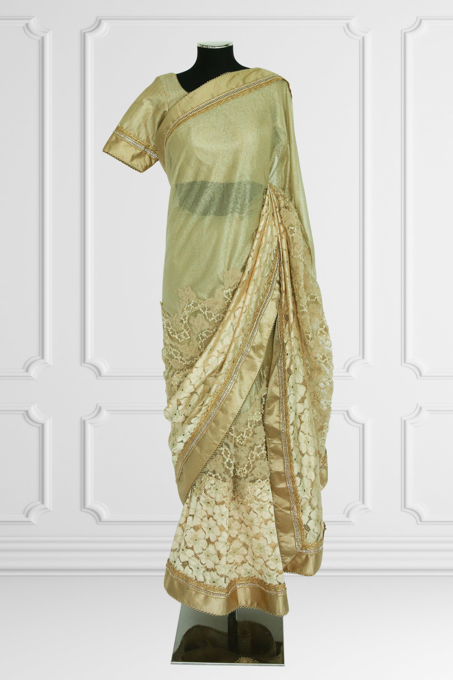 Golden Grace Saree