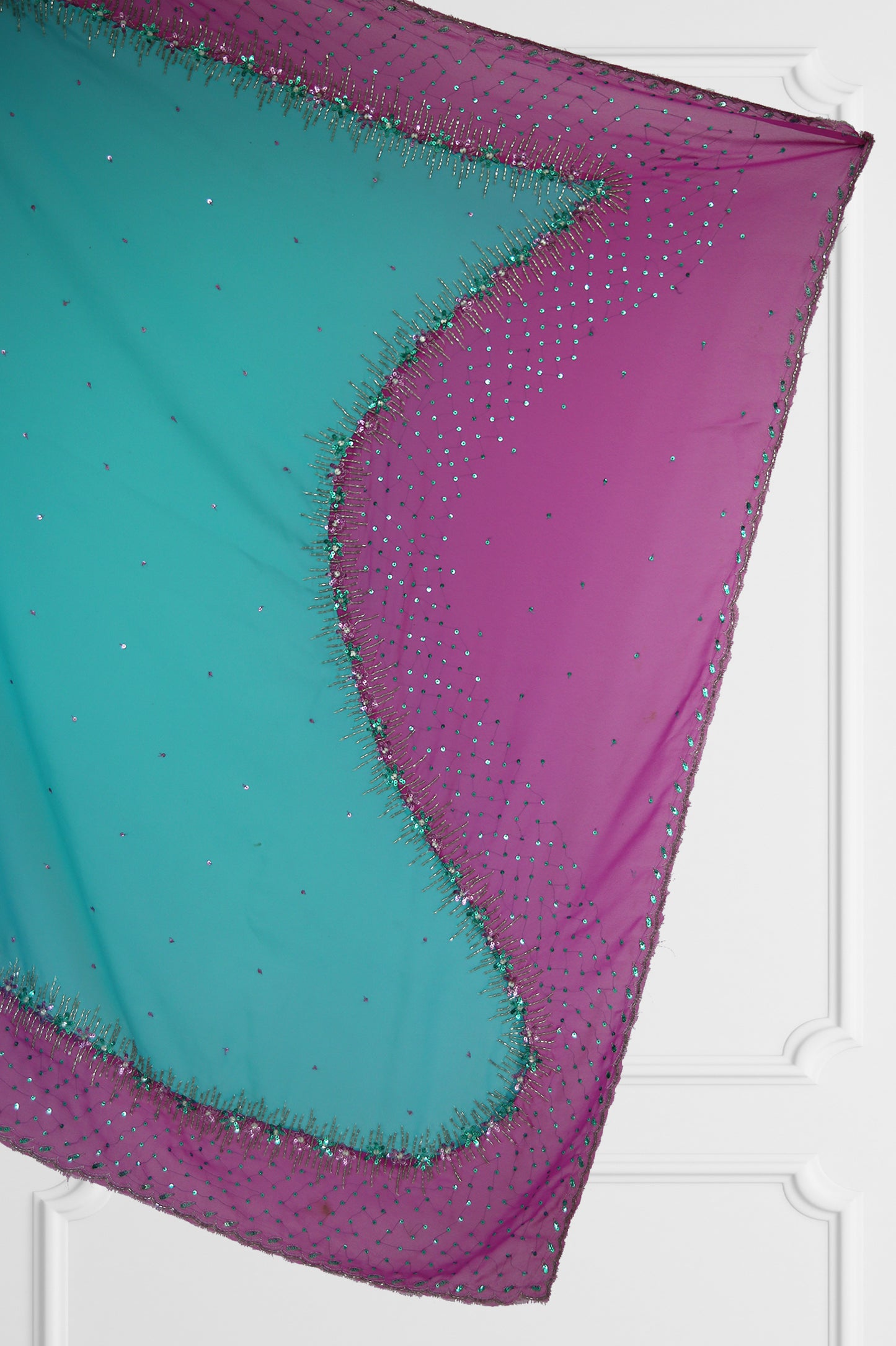 Bicolor Saree Set