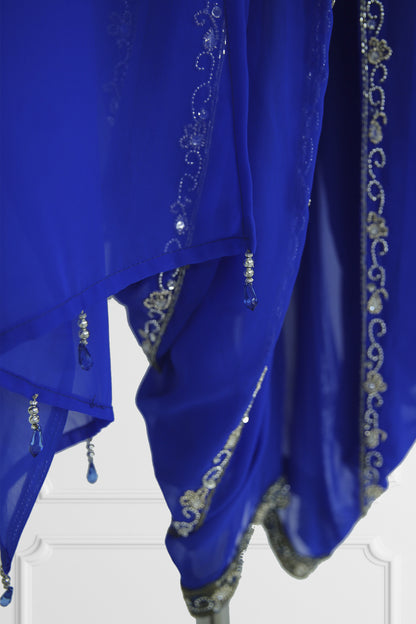 Blue Dhoti Kurta Set