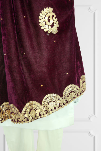 Burgundy Dupatta