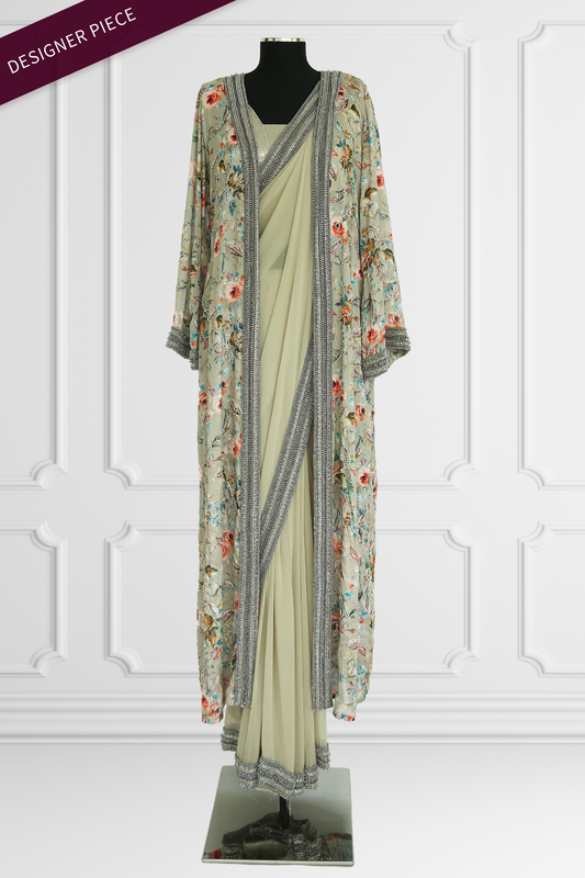 Jo Rivaaz By Puja Bugga Saree Set with Jacket