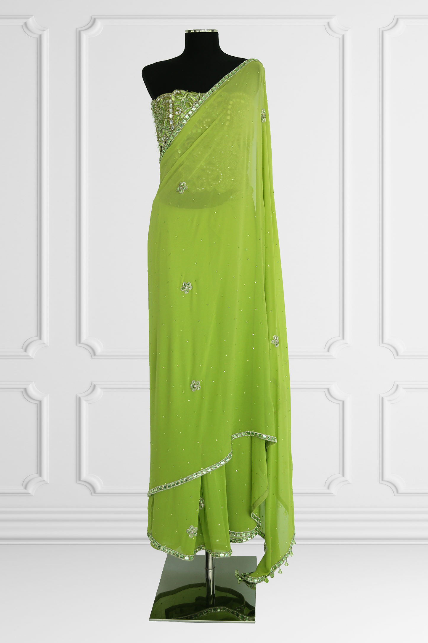 Green Saree Set