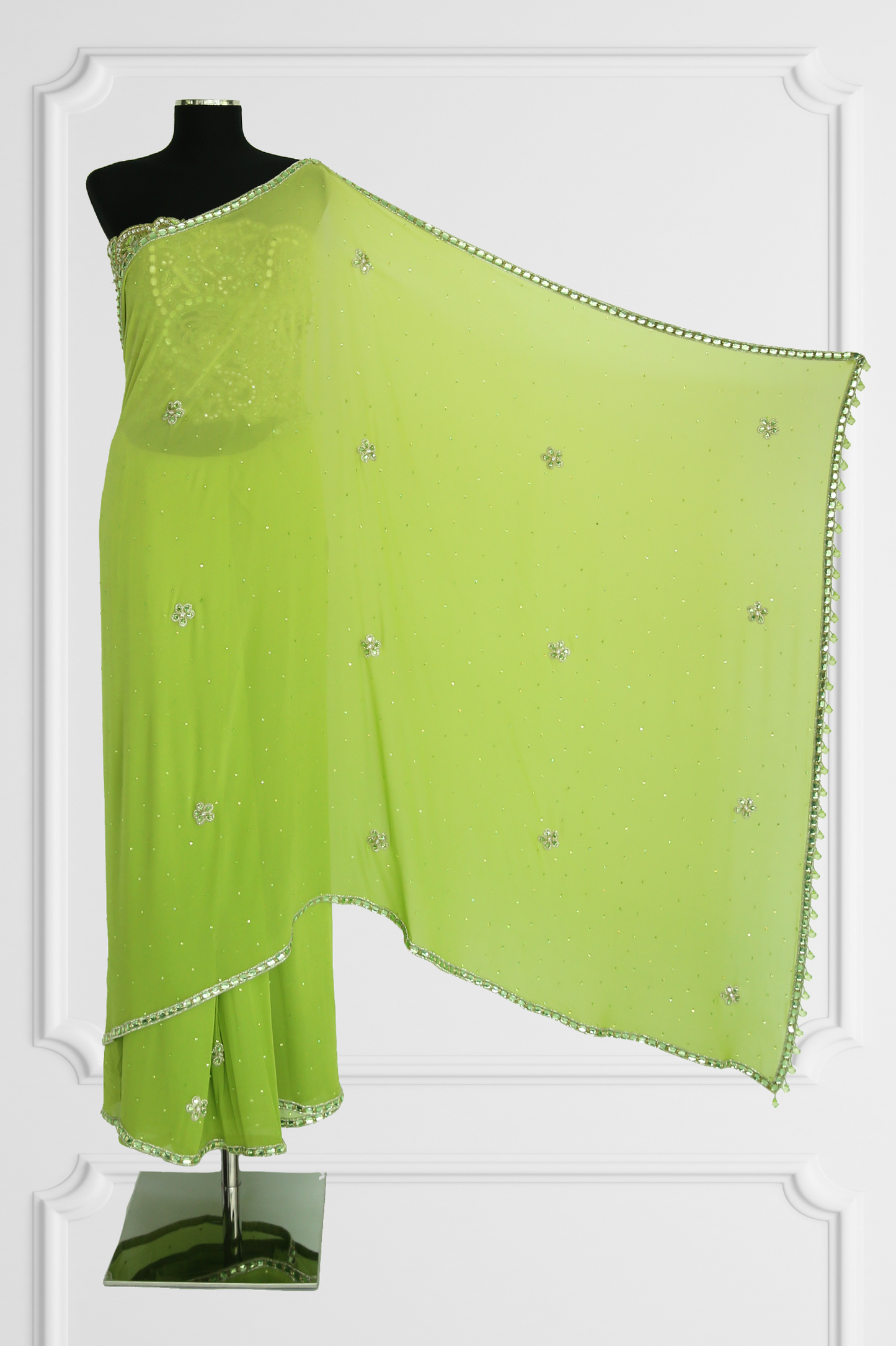 Green Saree Set