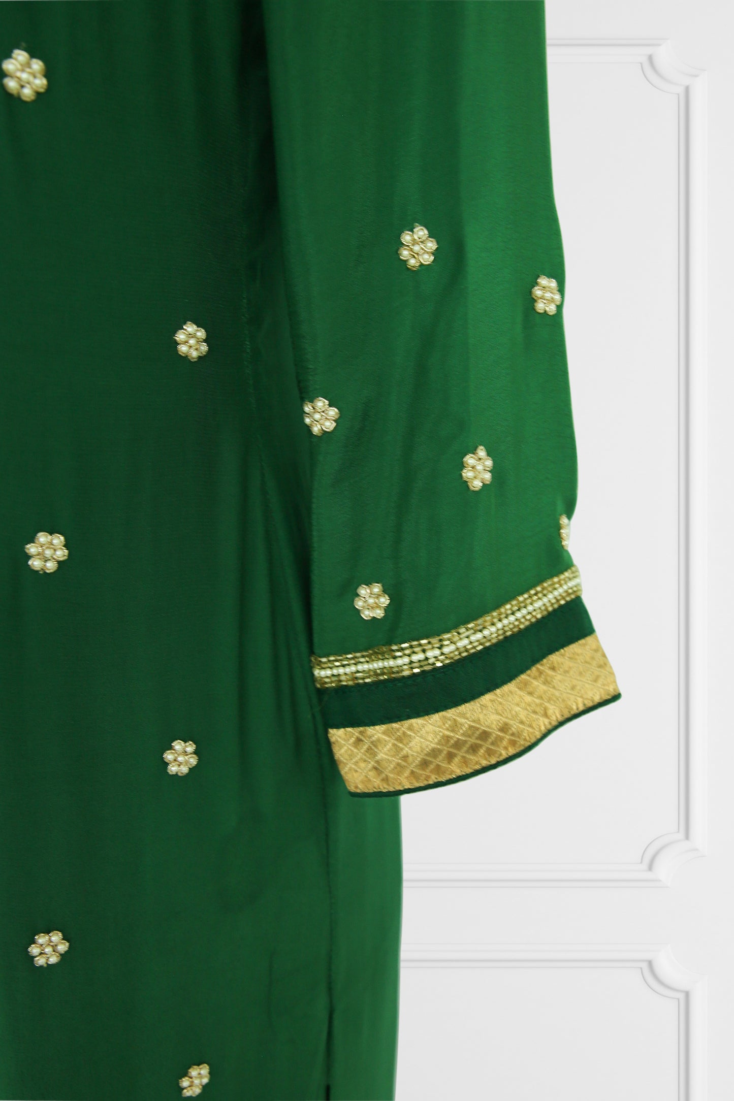 Emerald Elegance Kurta Set