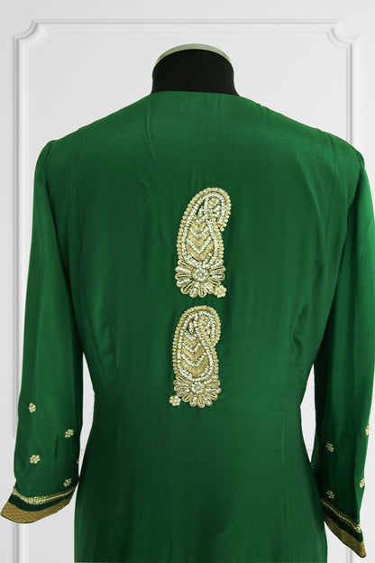 Emerald Elegance Kurta Set