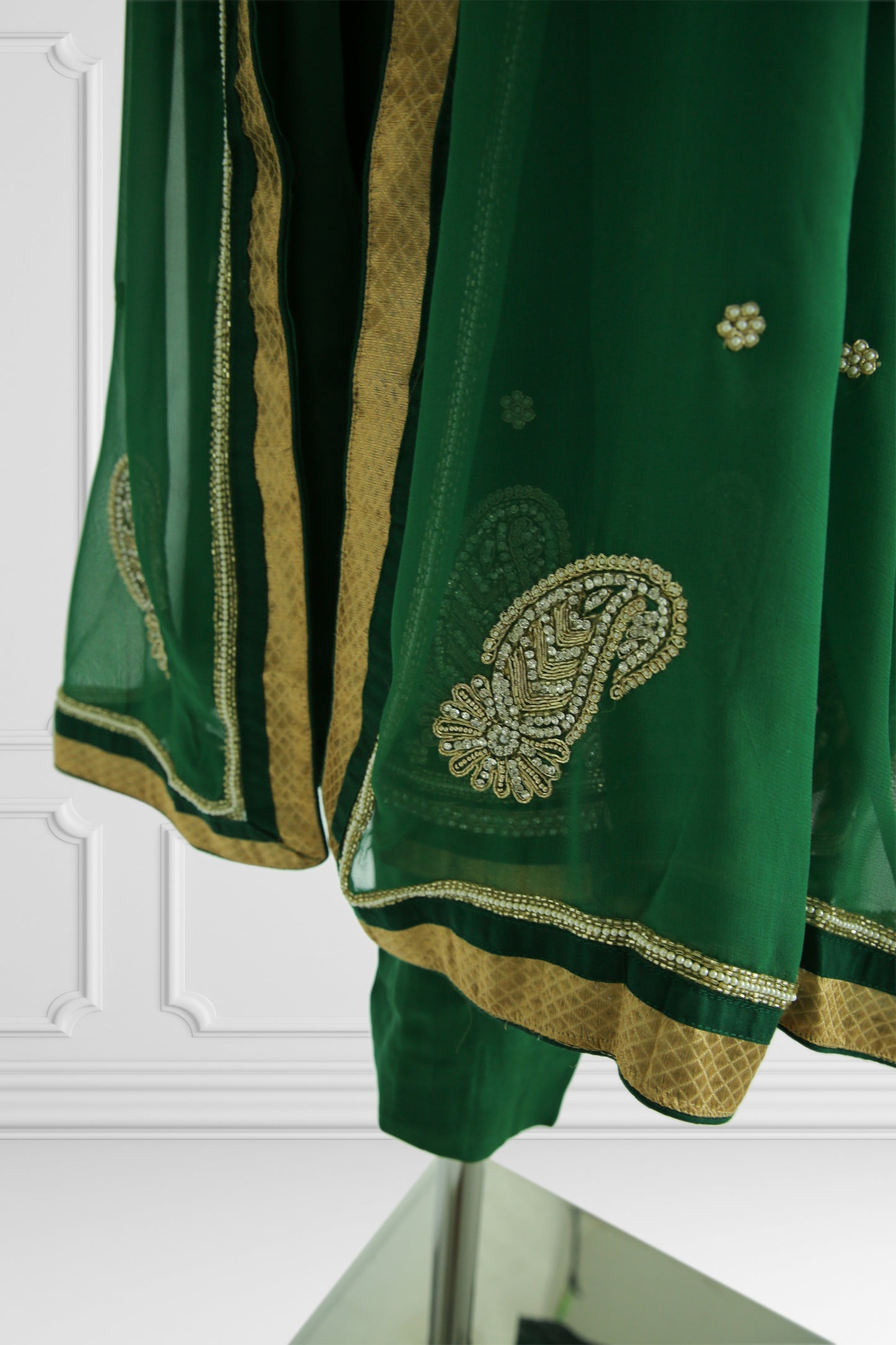 Emerald Elegance Kurta Set