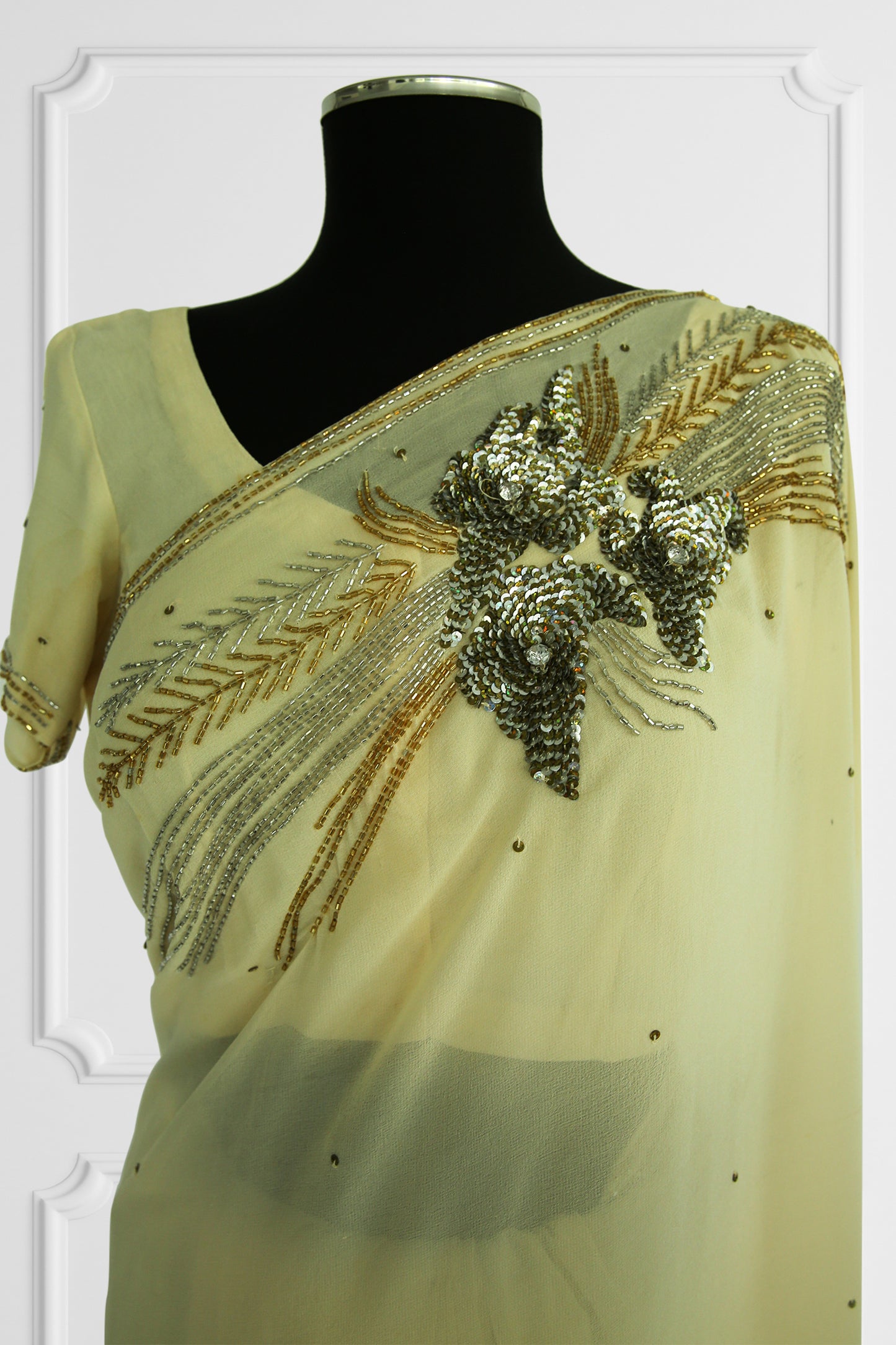 Ivory Grace Saree