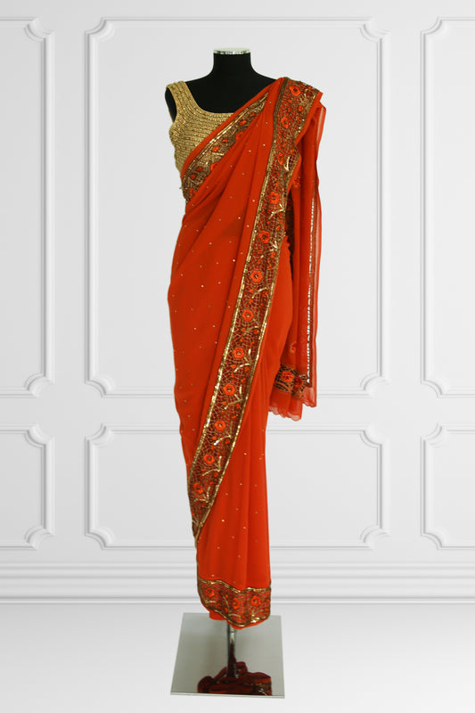 Royal Empress Saree | No Blouse