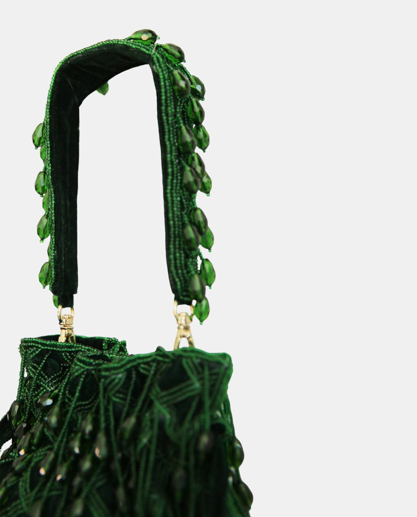 Emerald Droplet Bag