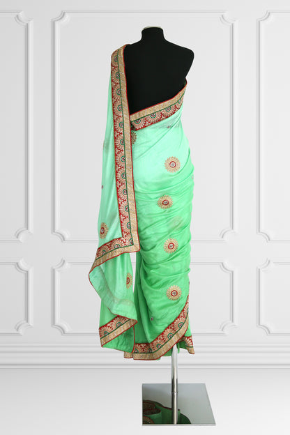 Green Saree