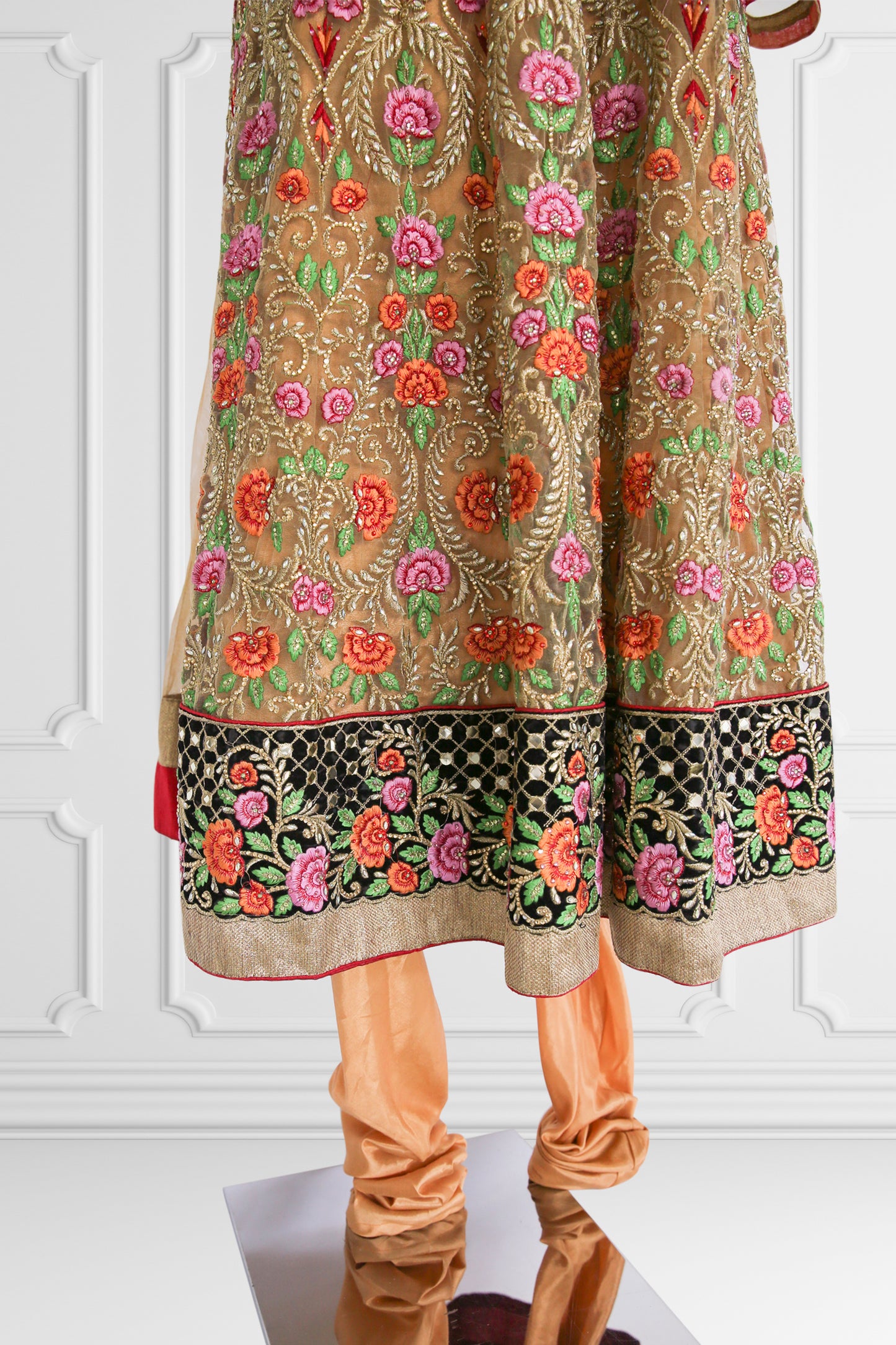 Heavy Embroidered Floral Anarkali Set