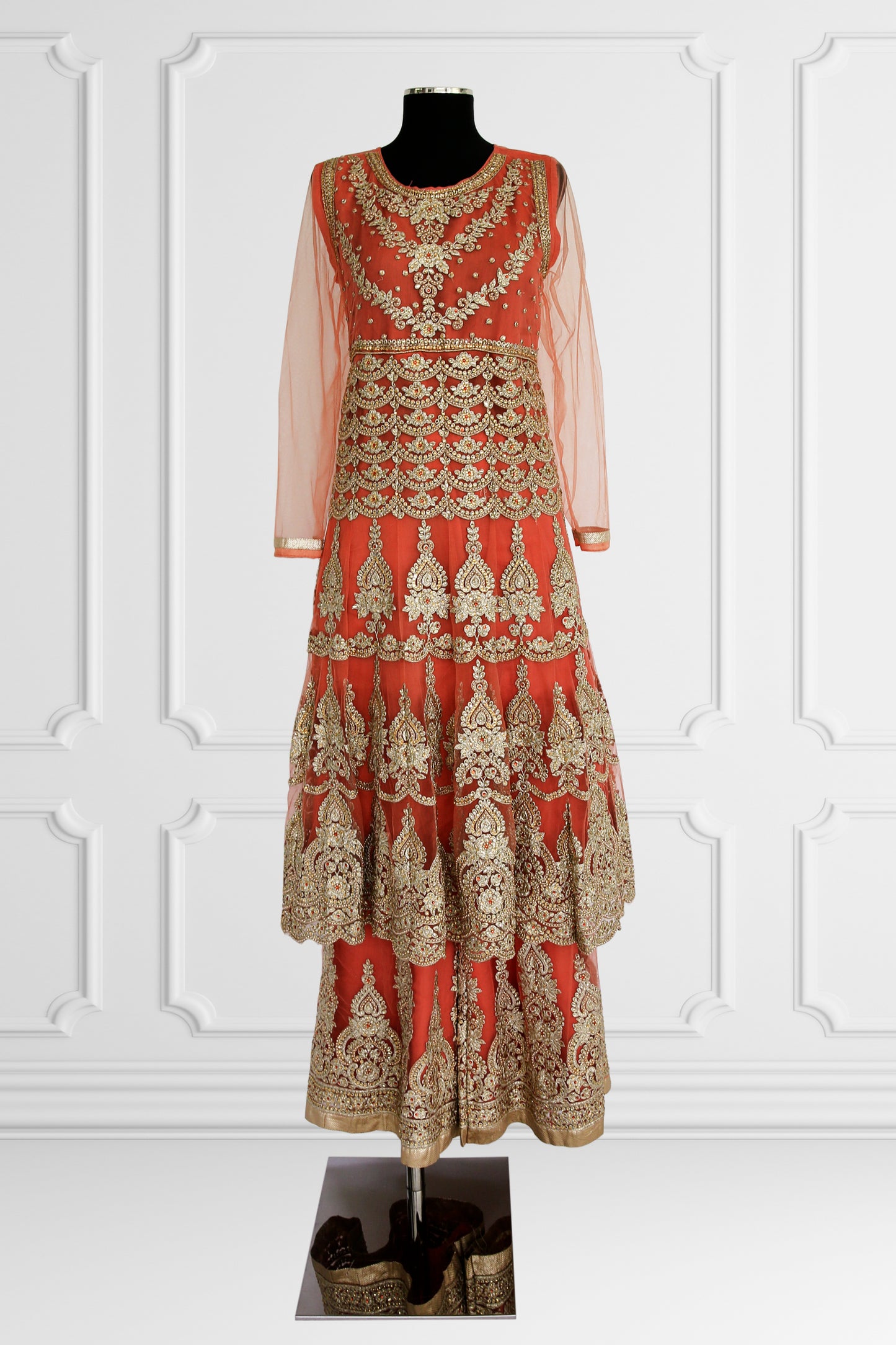 Heavy Embroidered Sharara Set