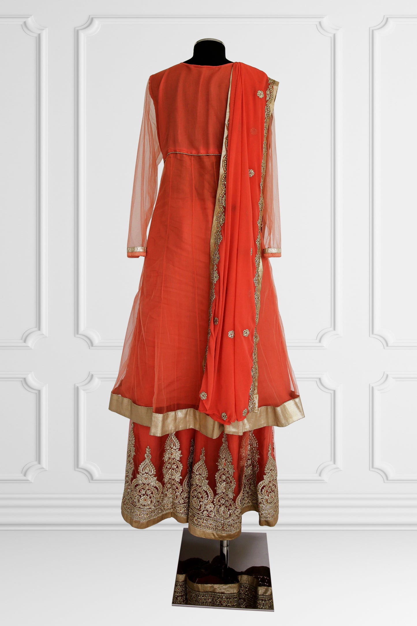 Heavy Embroidered Sharara Set