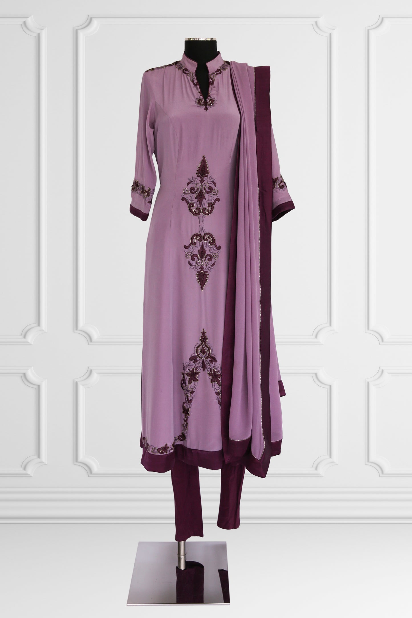 Light Violet Kurta Set