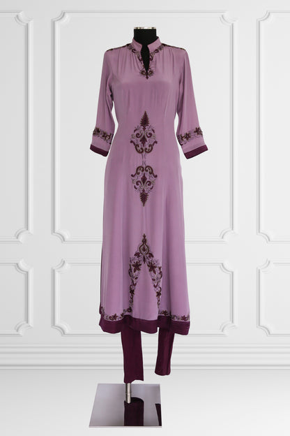 Light Violet Kurta Set