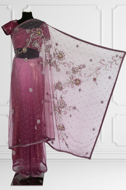 Mulberry Dream Tule Saree Set