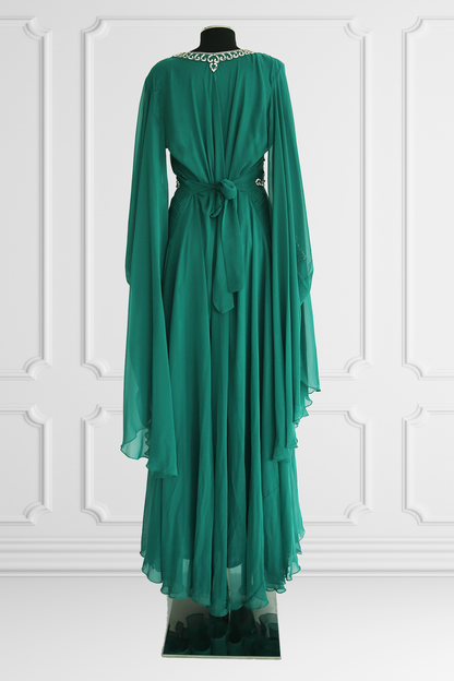 Ocean Green Abaya