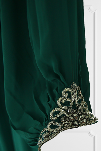 Ocean Green Abaya