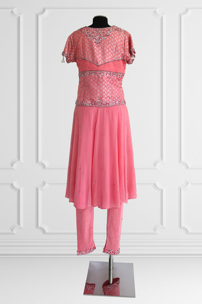 Pink Anarkali Set