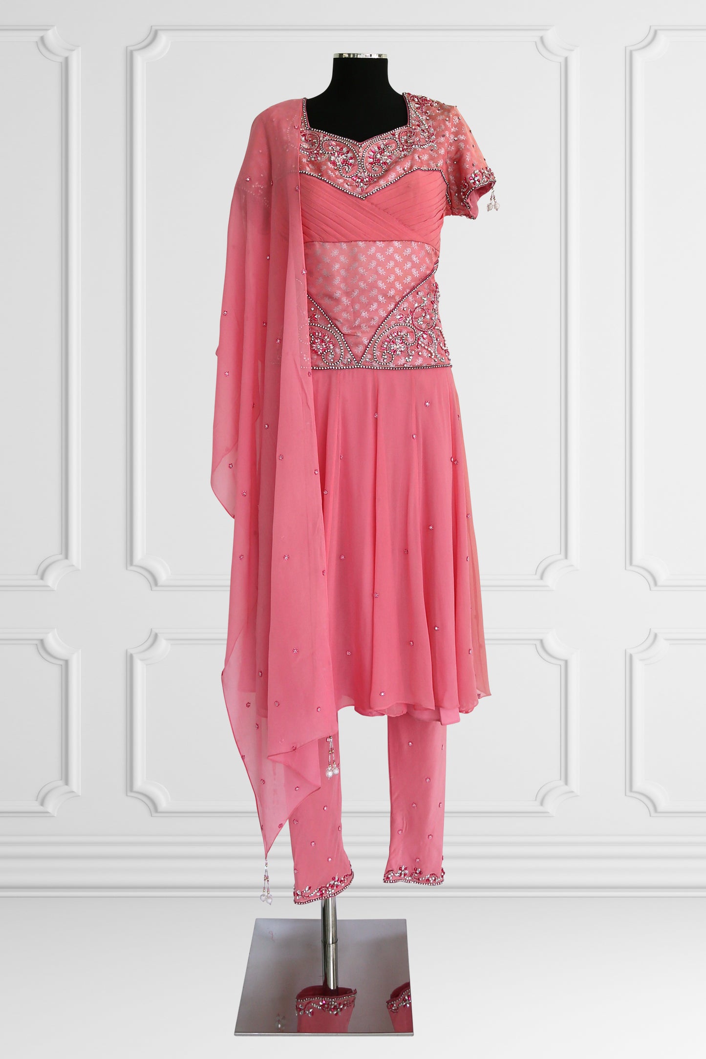 Pink Anarkali Set