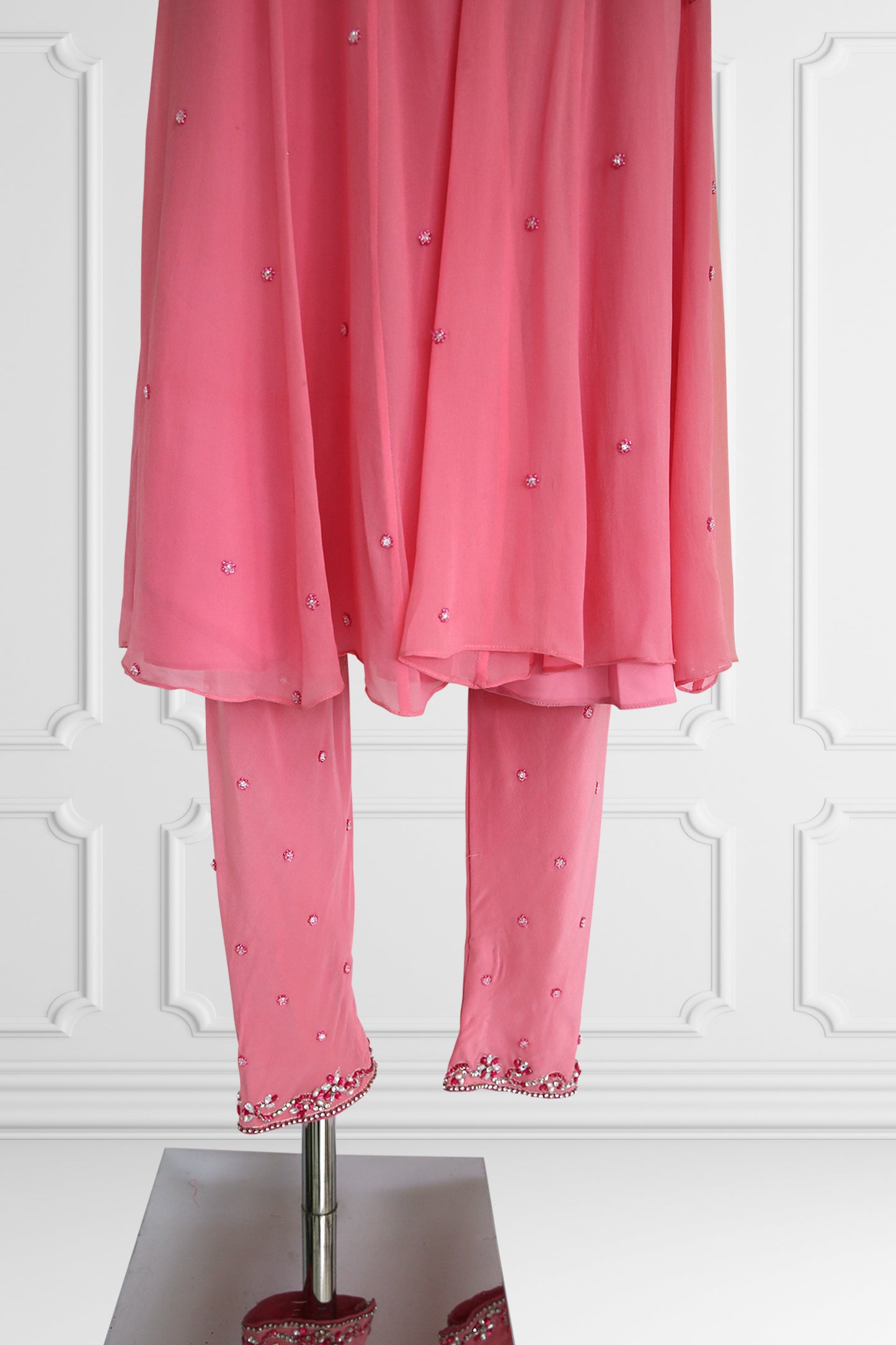 Pink Anarkali Set