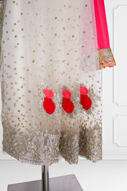 Blossom Elegance Saree Set