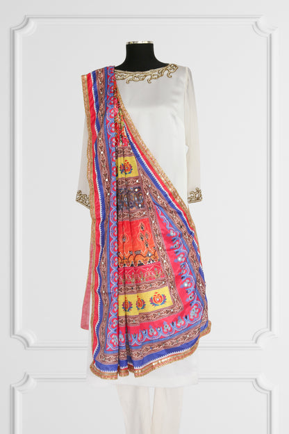 Printed Colorful Dupatta
