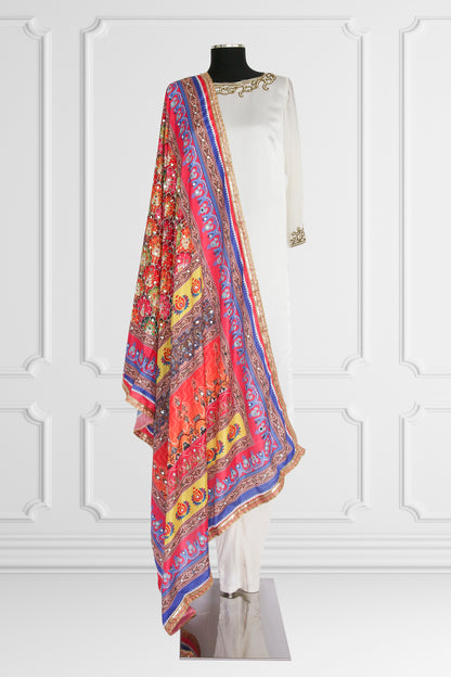 Printed Colorful Dupatta