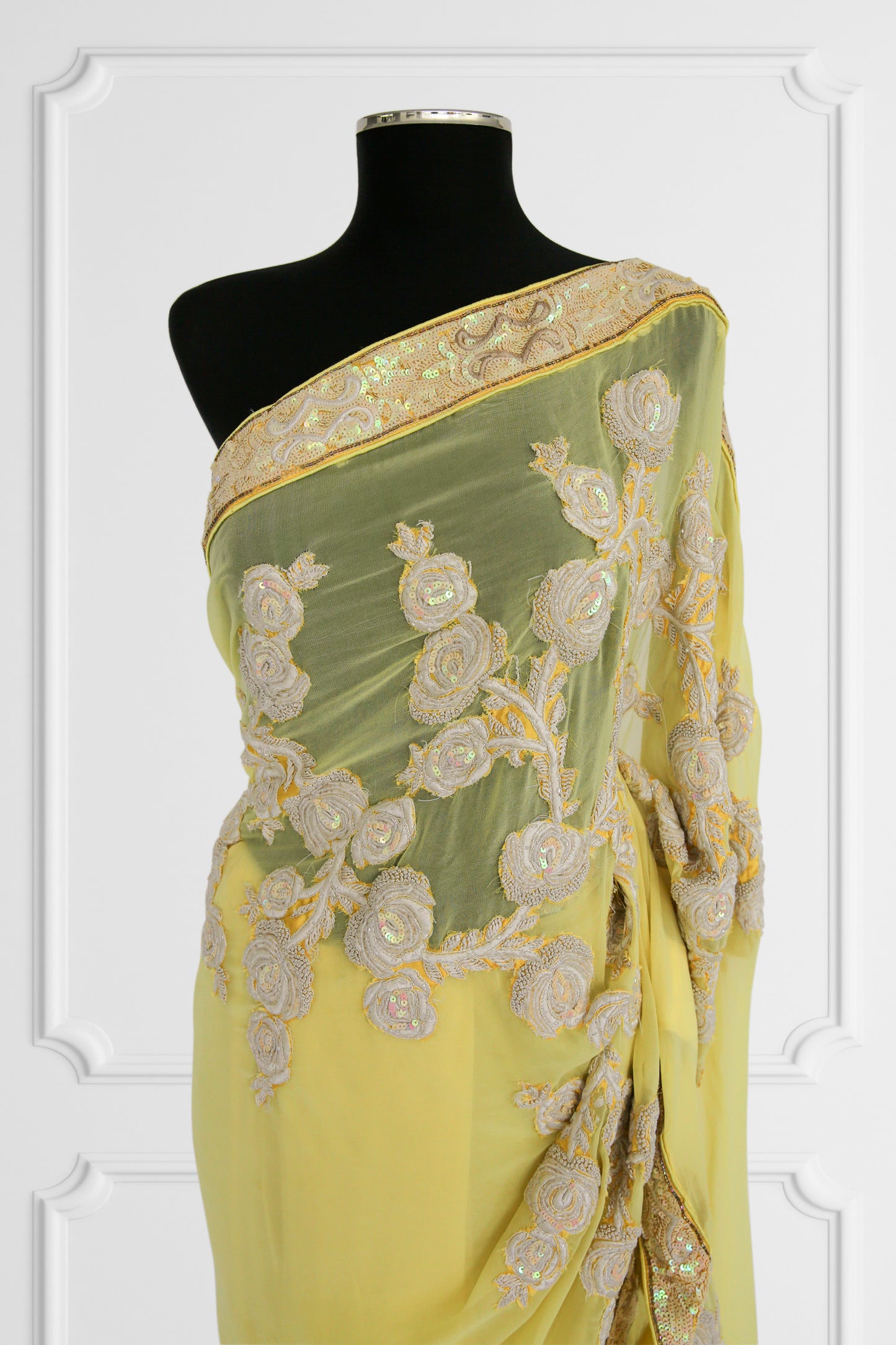 Silk Baby Yellow Saree