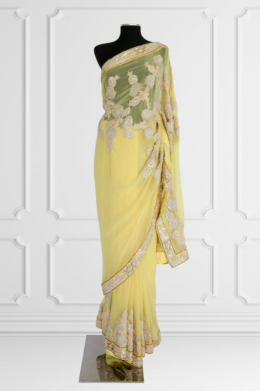 Silk Baby Yellow Saree