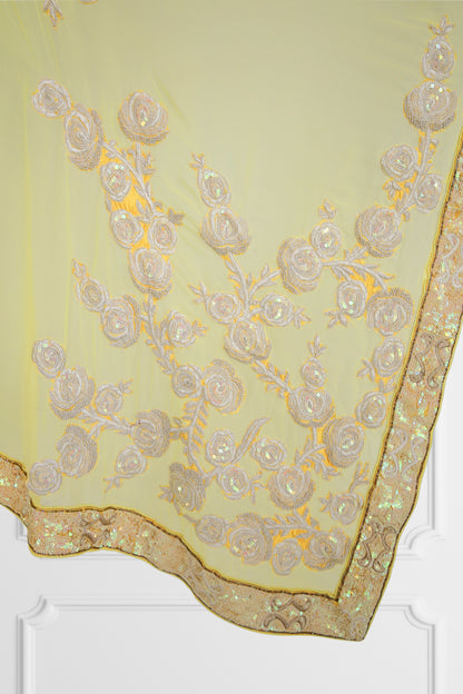 Silk Baby Yellow Saree