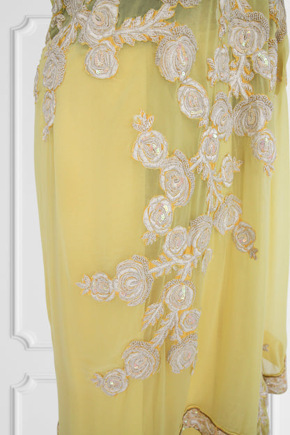 Silk Baby Yellow Saree