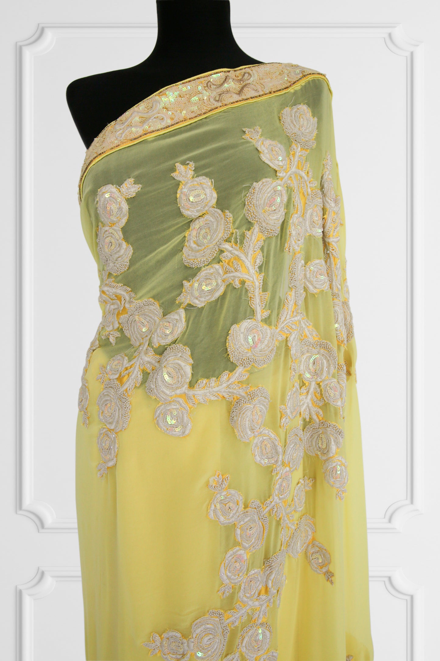 Silk Baby Yellow Saree