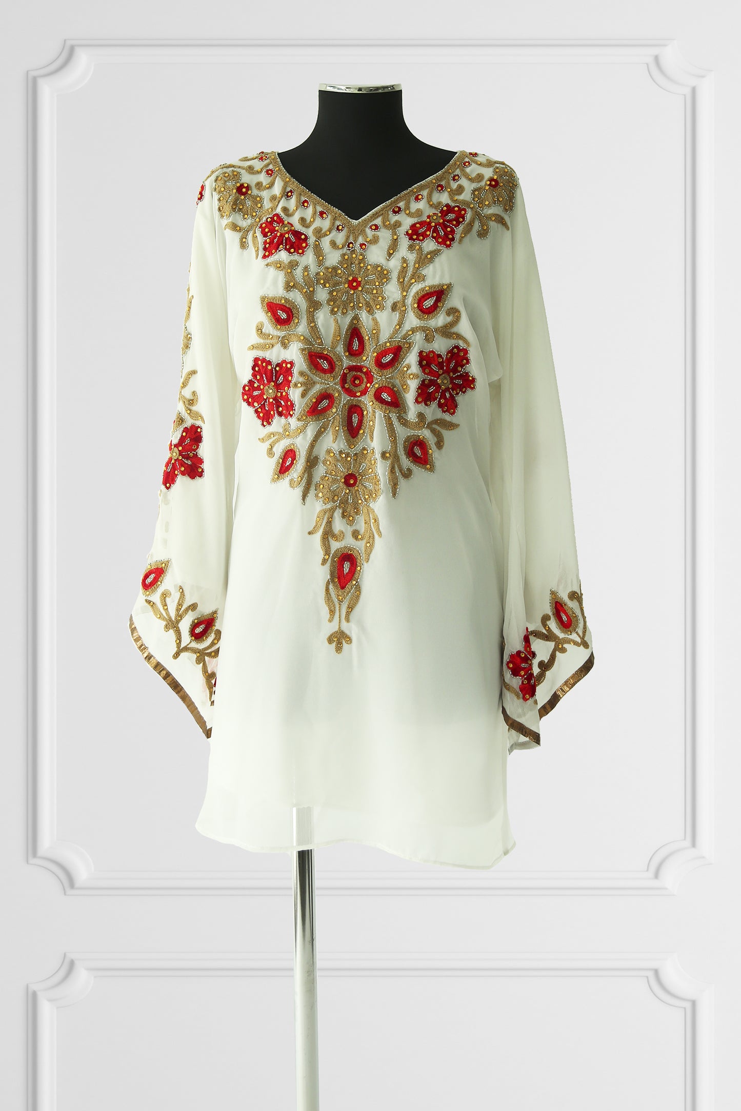 White Embroidered Kurta