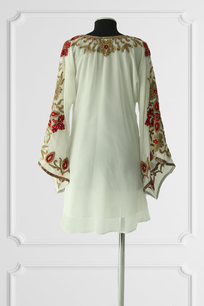 White Embroidered Kurta