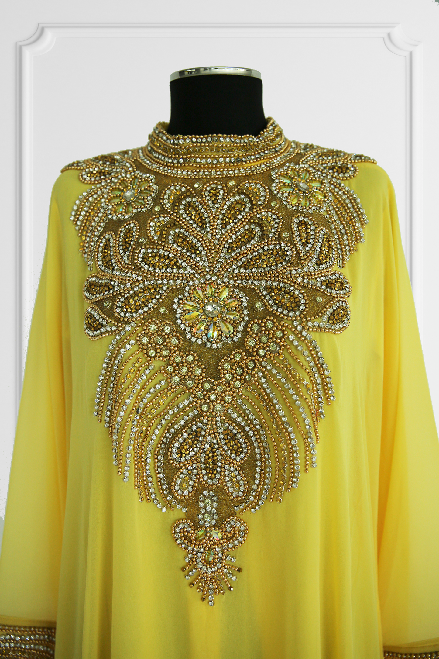 Yellow Abaya